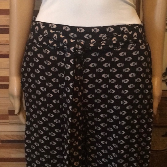 COMFORTABLE WIDE LEG TIE FRONT PANTS - Picture 12 of 12